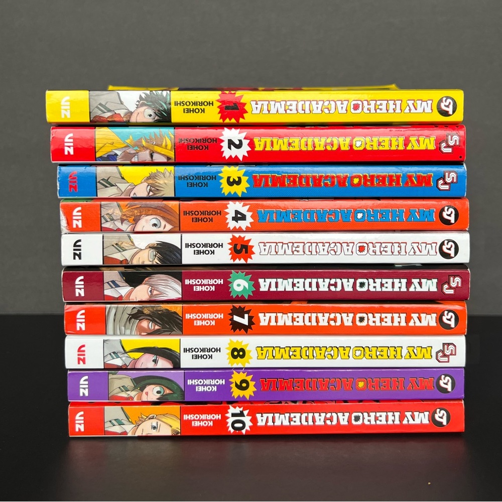 My Hera Academia Manga Volumes 1-10